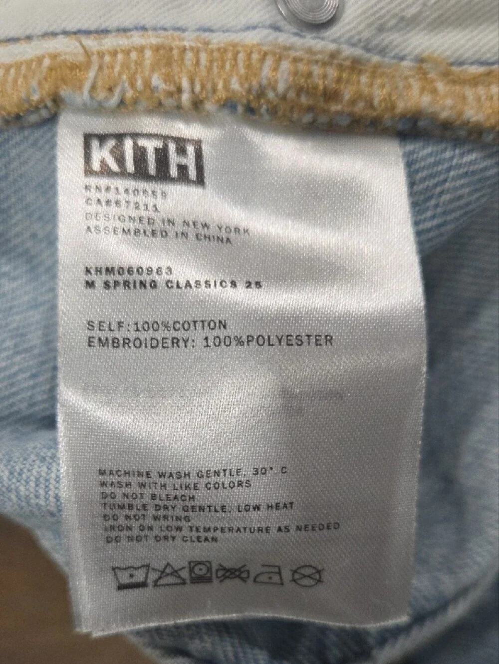 Kith Webster Chill Light Indigo Jeans